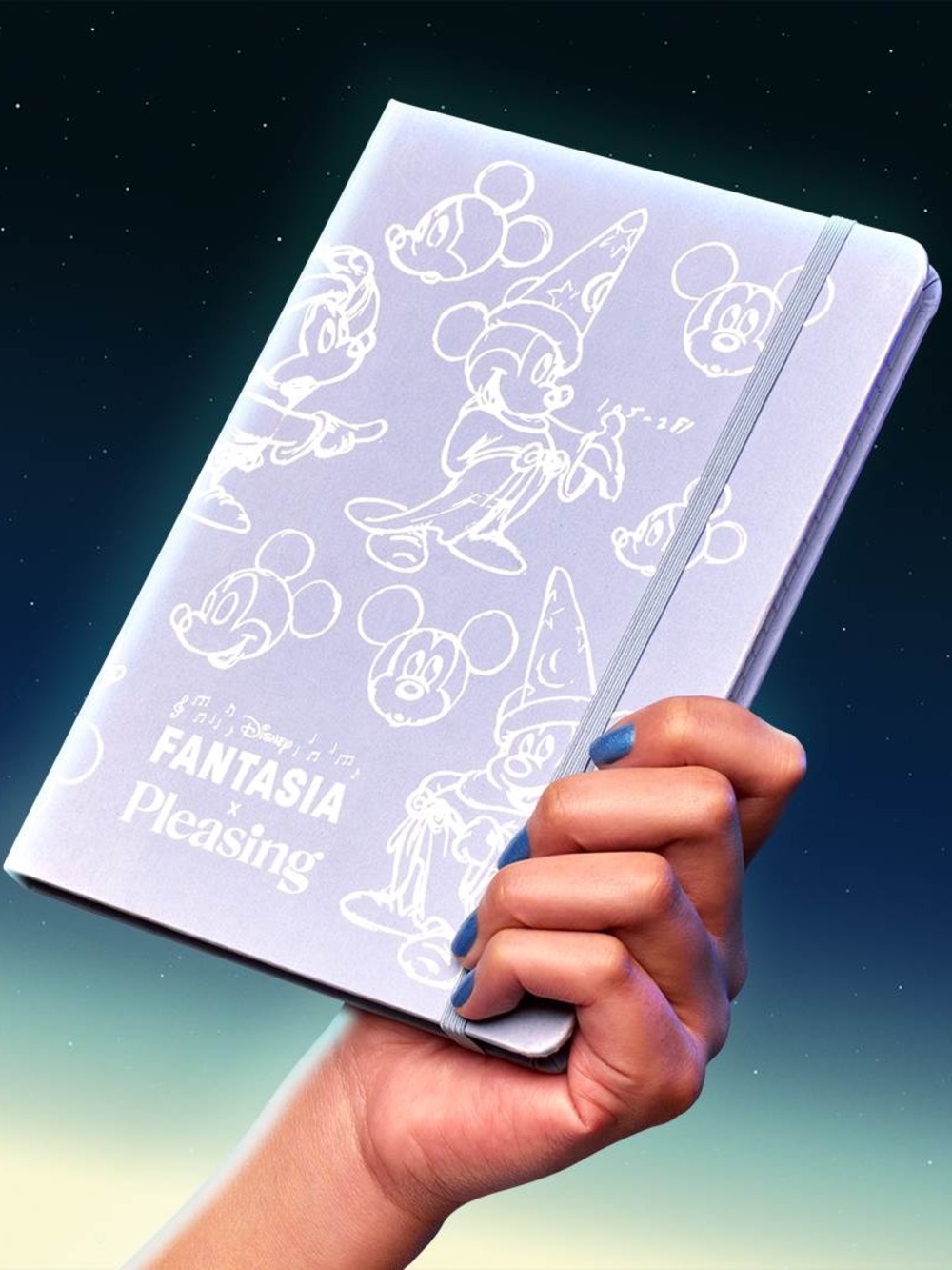 NEW Disney Fantasia X Pleasing Sorcerer Mickey Notebook